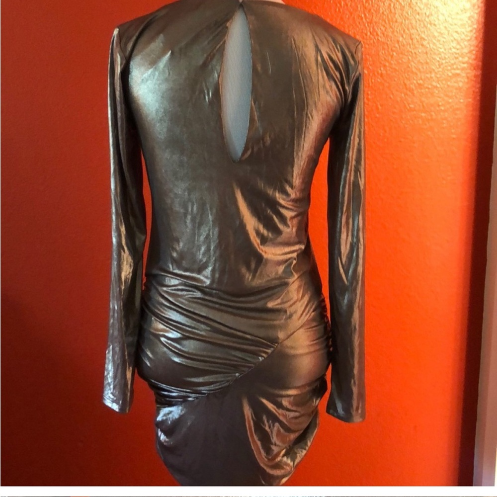 Express Mini Dress Gold